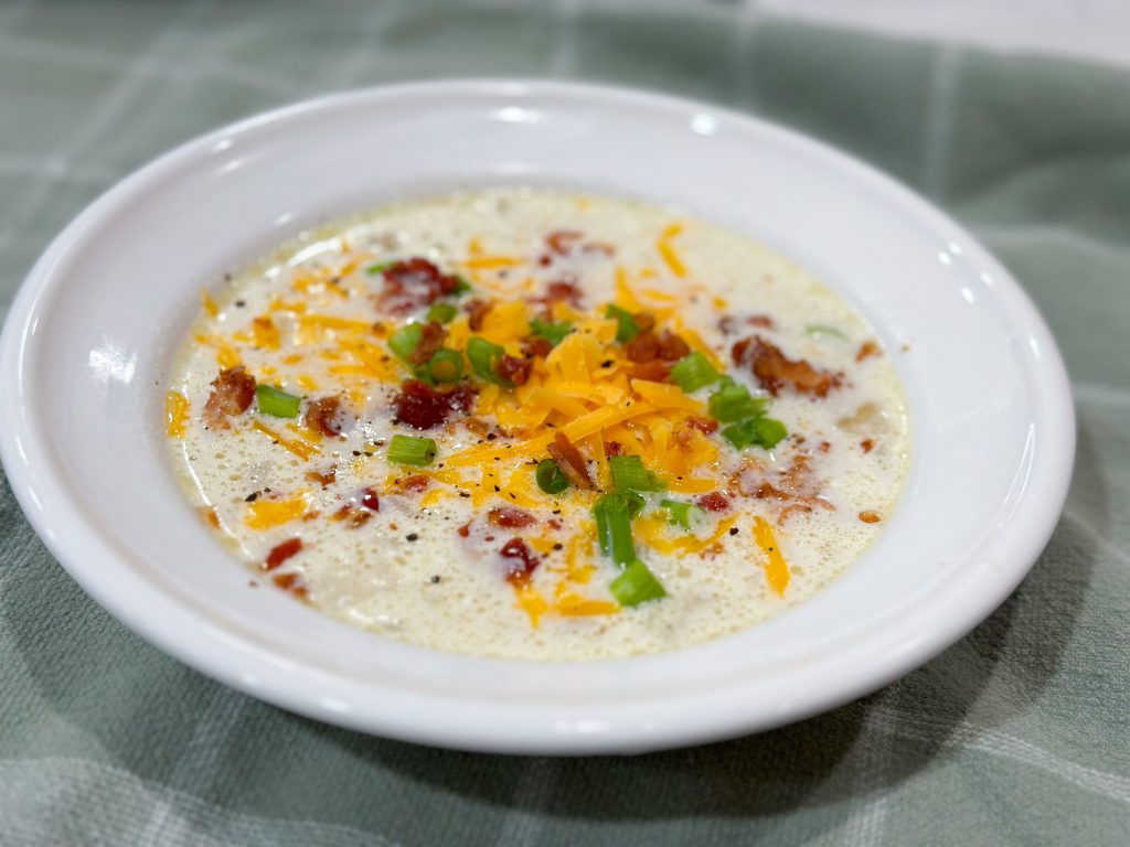 Slow cooker potato soup