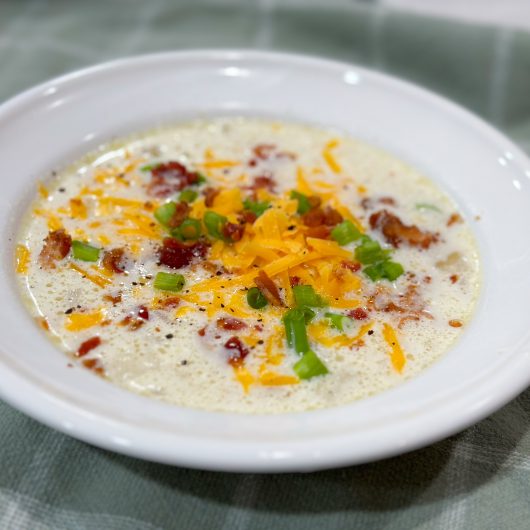 Slow cooker potato soup