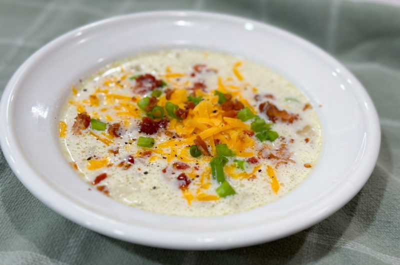 Slow cooker potato soup