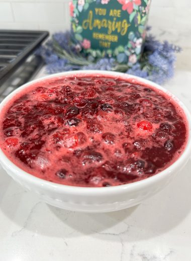 homemade cranberry sauce without gelatin