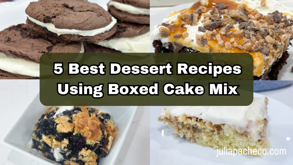 5 Best Dessert Recipes Using Boxed Cake Mix