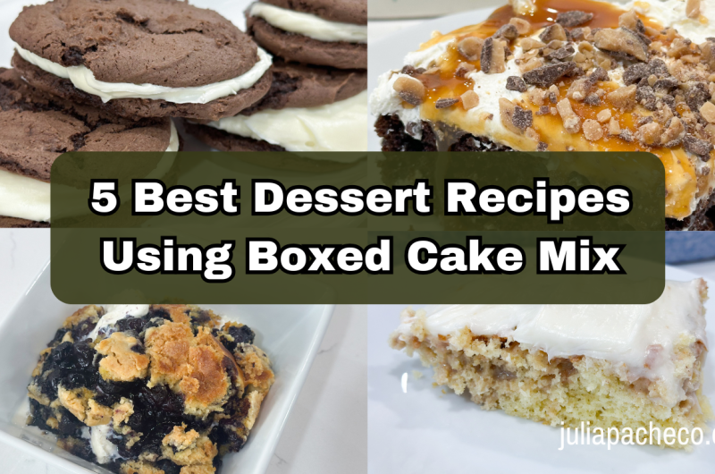 5 Best Dessert Recipes Using Boxed Cake Mix