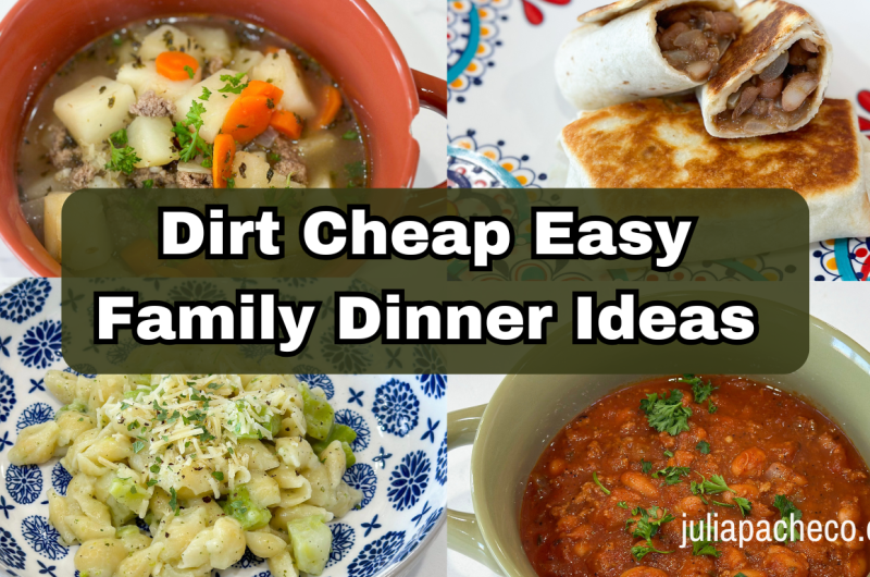 Dirt cheap family dinner recieps