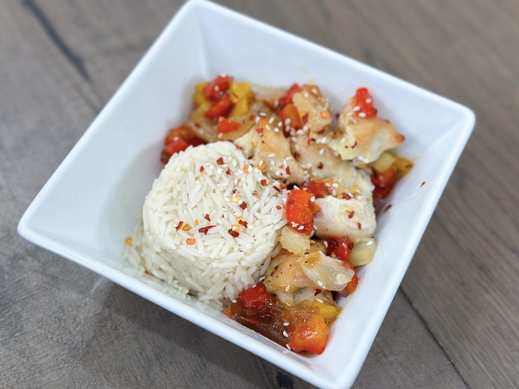 Easy Sheet Pan Hawaiian Chicken