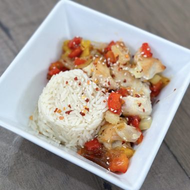 Easy Sheet Pan Hawaiian Chicken