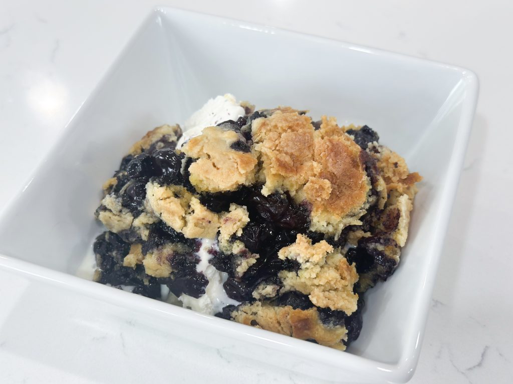 Blueberry crumble cake recipe