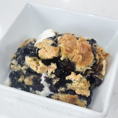 Blueberry crumble cake recipe