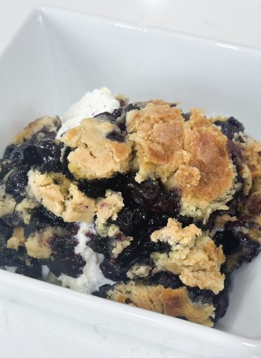 Blueberry crumble cake recipe