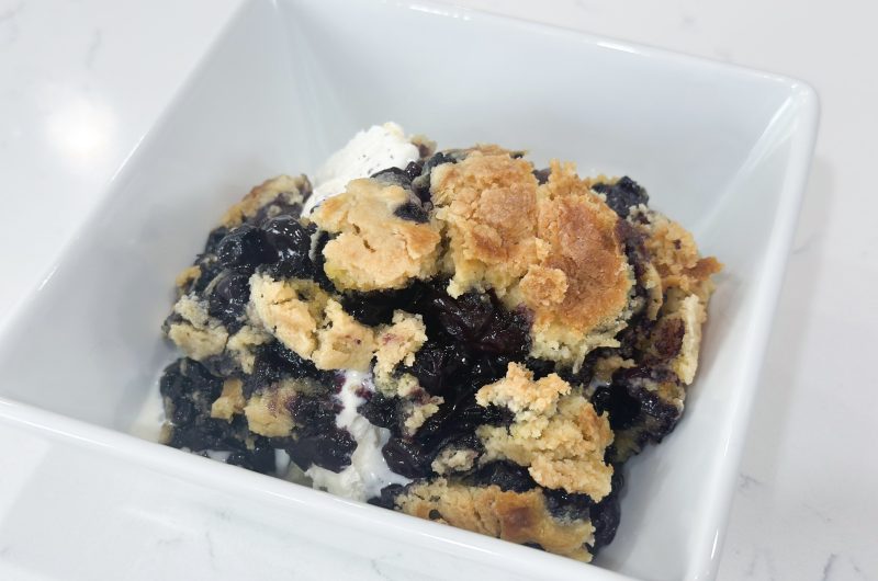 Blueberry crumble cake recipe