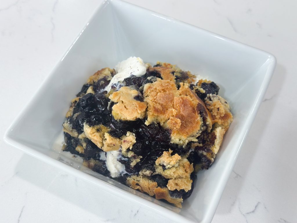 Blueberry crumble cake recipe