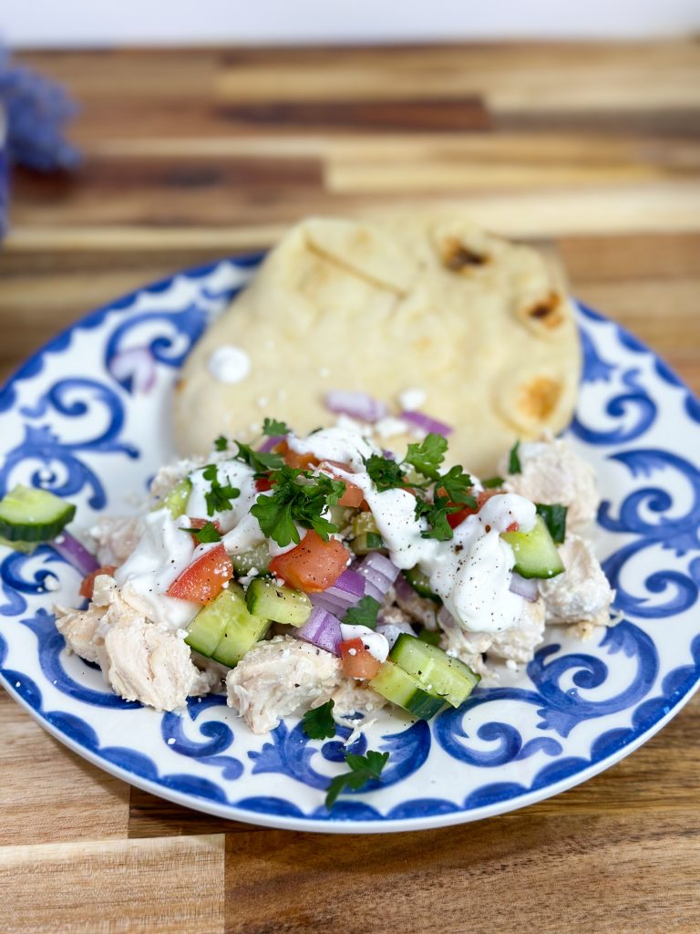 Easy slow cooker Greek chicken