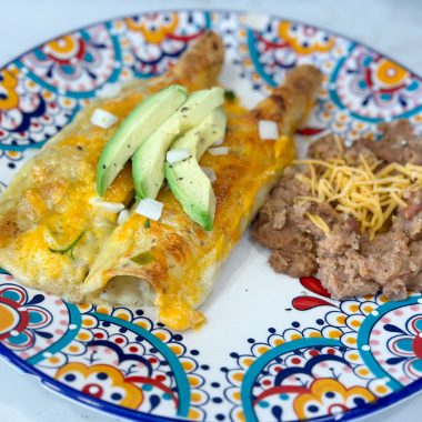 tasty honey lime chicken enchiladas