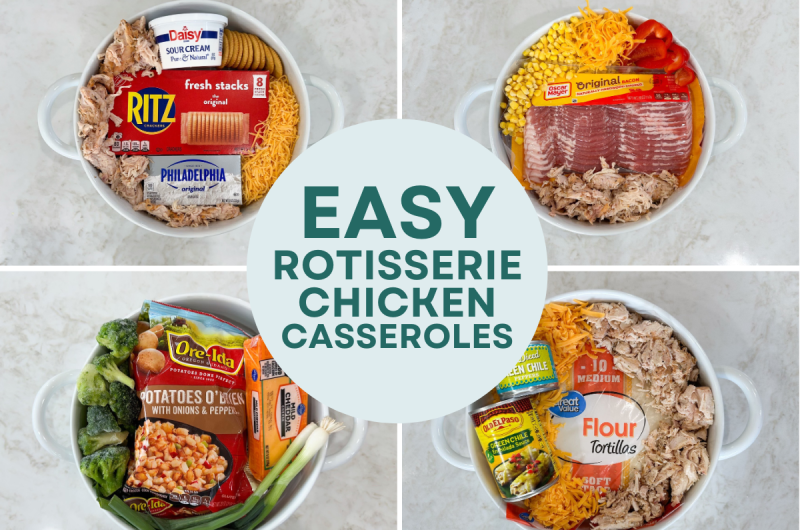 easy rotisserie chicken casserole recipes