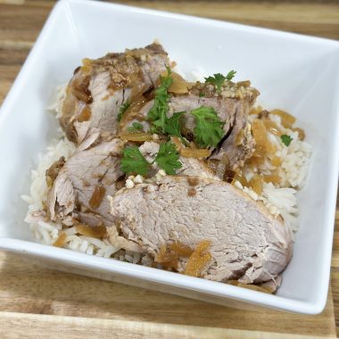 Slow cooker delicious pork tenderloin