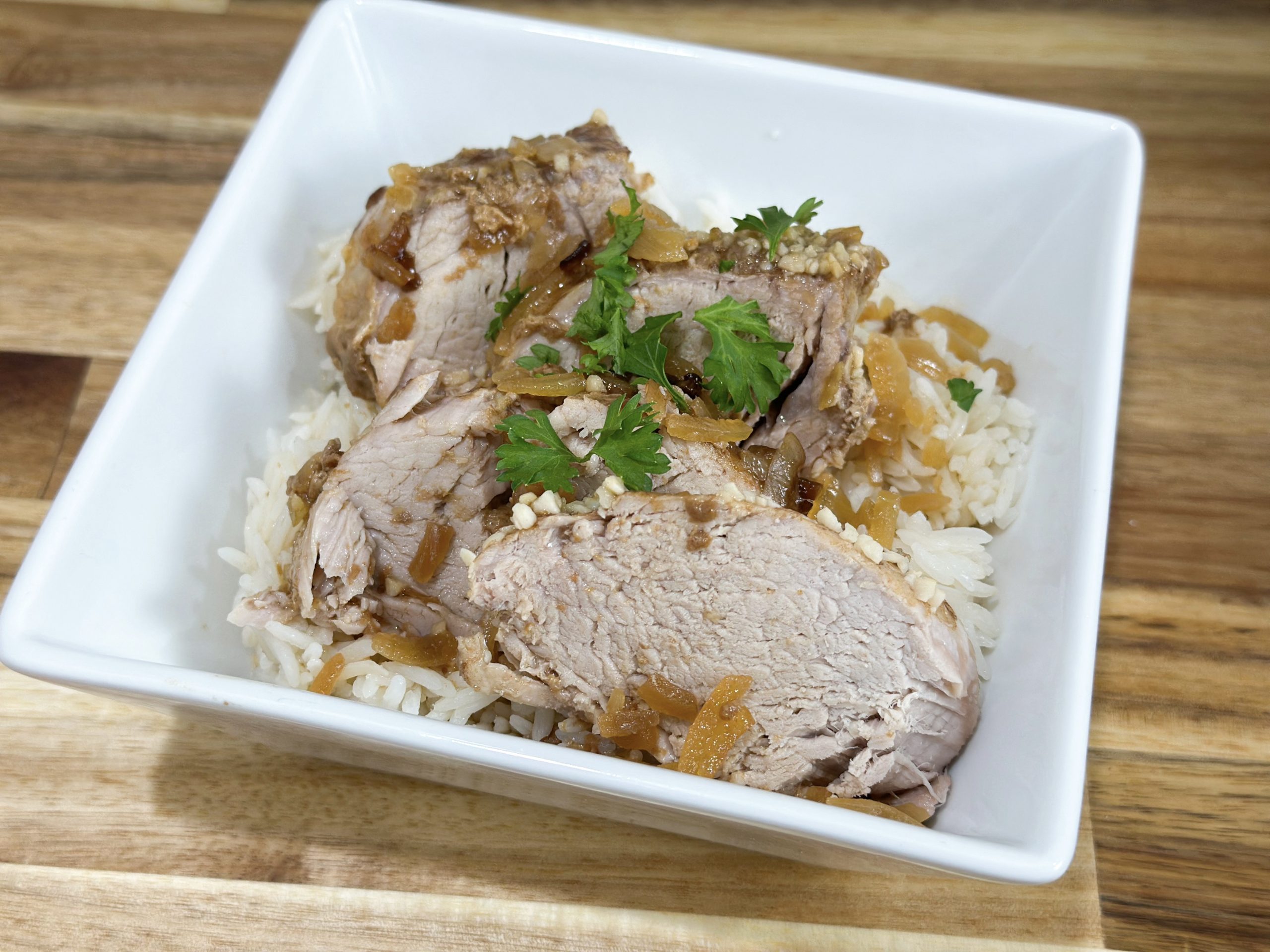 Slow cooker delicious pork tenderloin