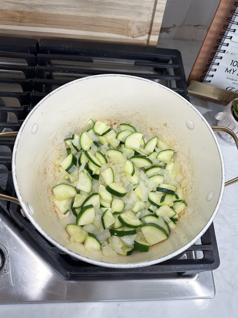 One pot orzo with vegetables