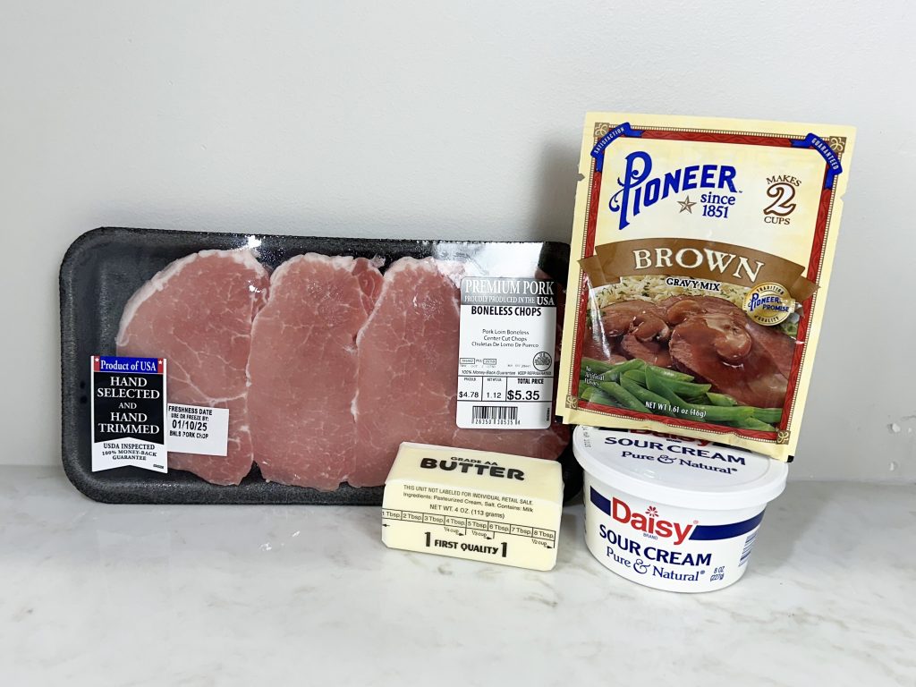 Easy Pork Chops and Gravy