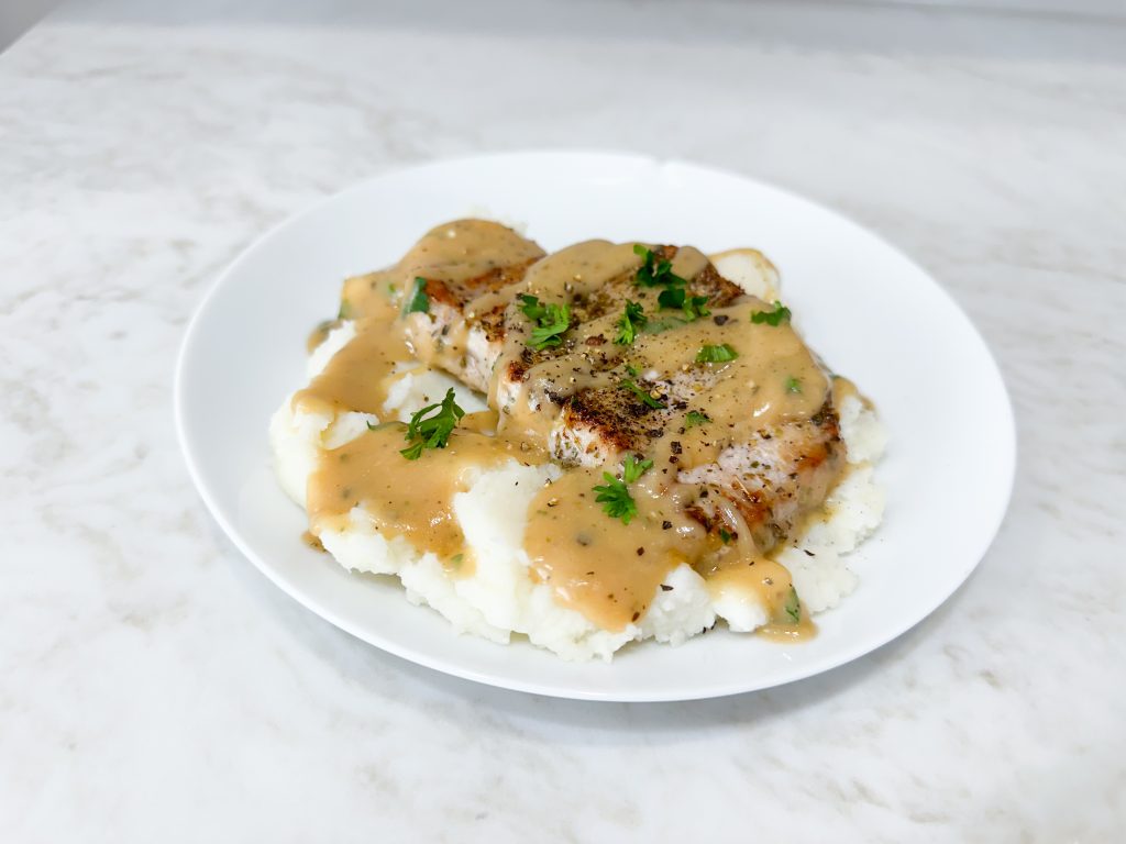 Easy Pork Chops and Gravy