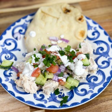 Easy slow cooker Greek chicken