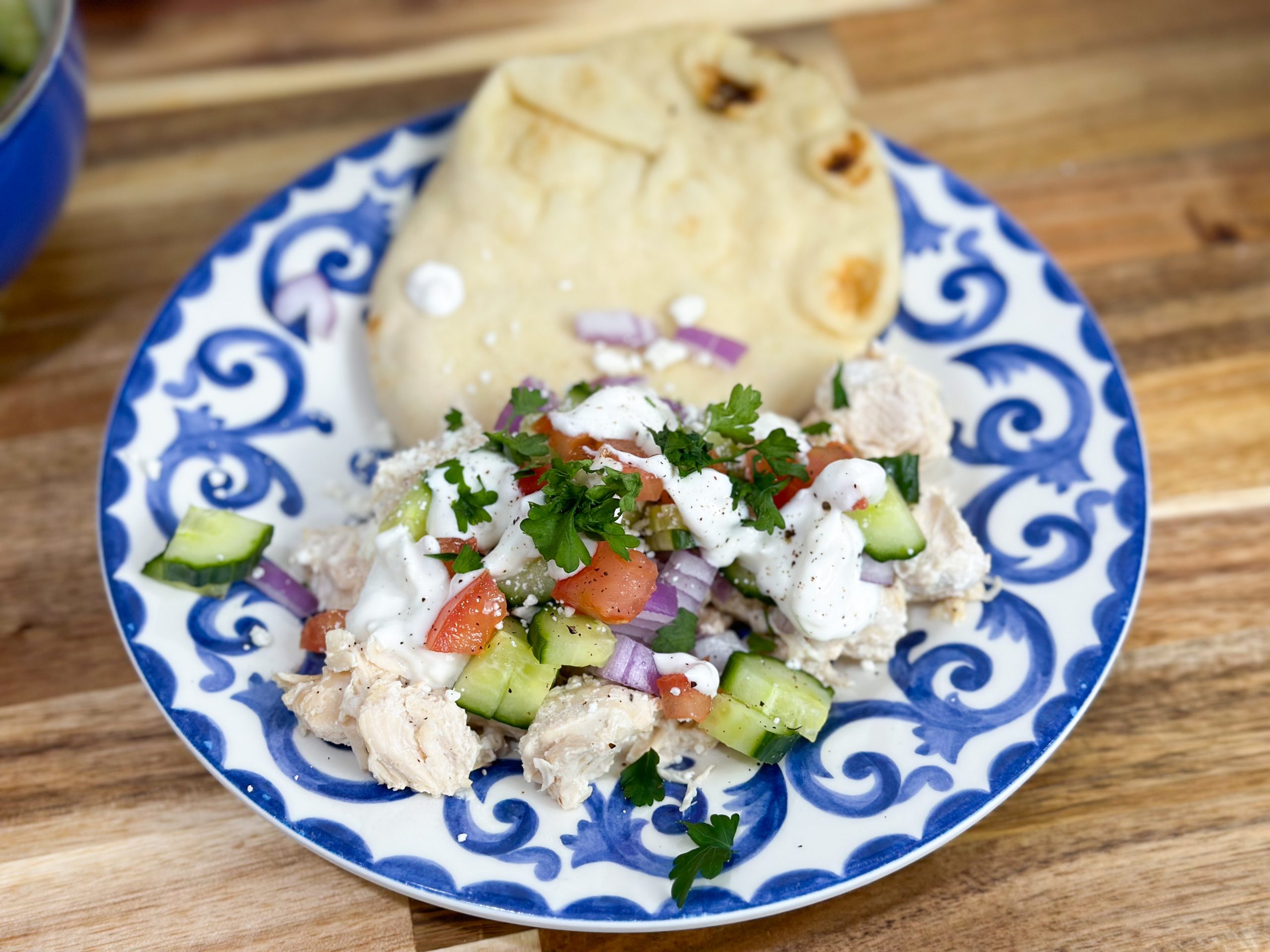 Easy slow cooker Greek chicken