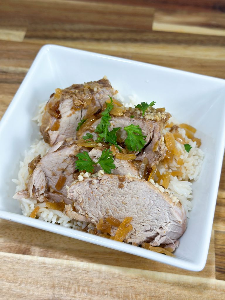 Slow cooker delicious pork tenderloin