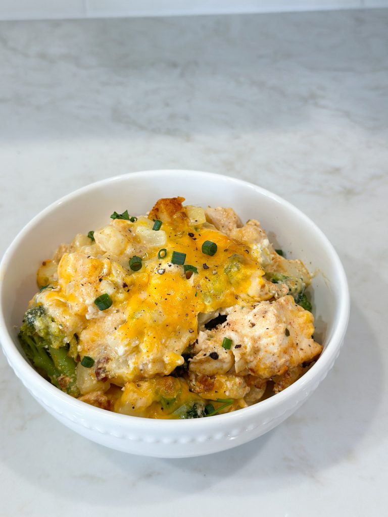 delicious creamy chicken and potatoes casserole