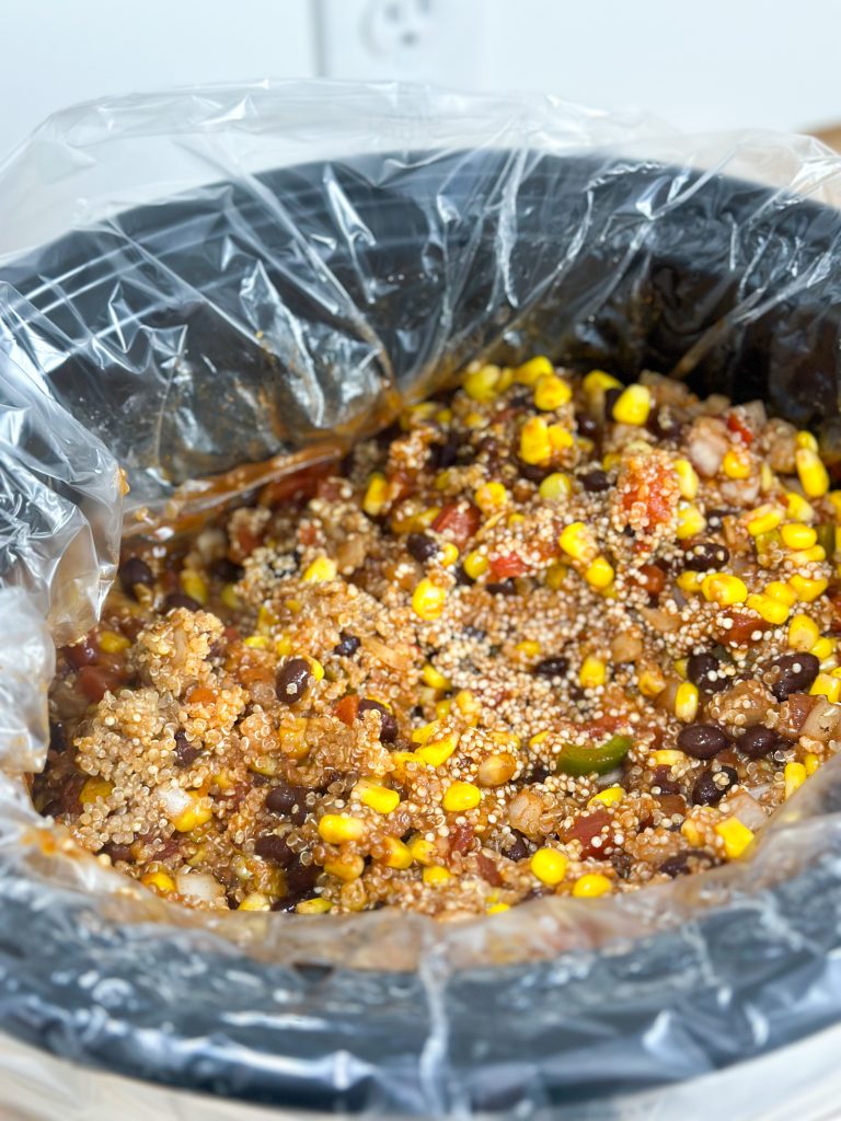 Slow Cooker Enchilada Quinoa