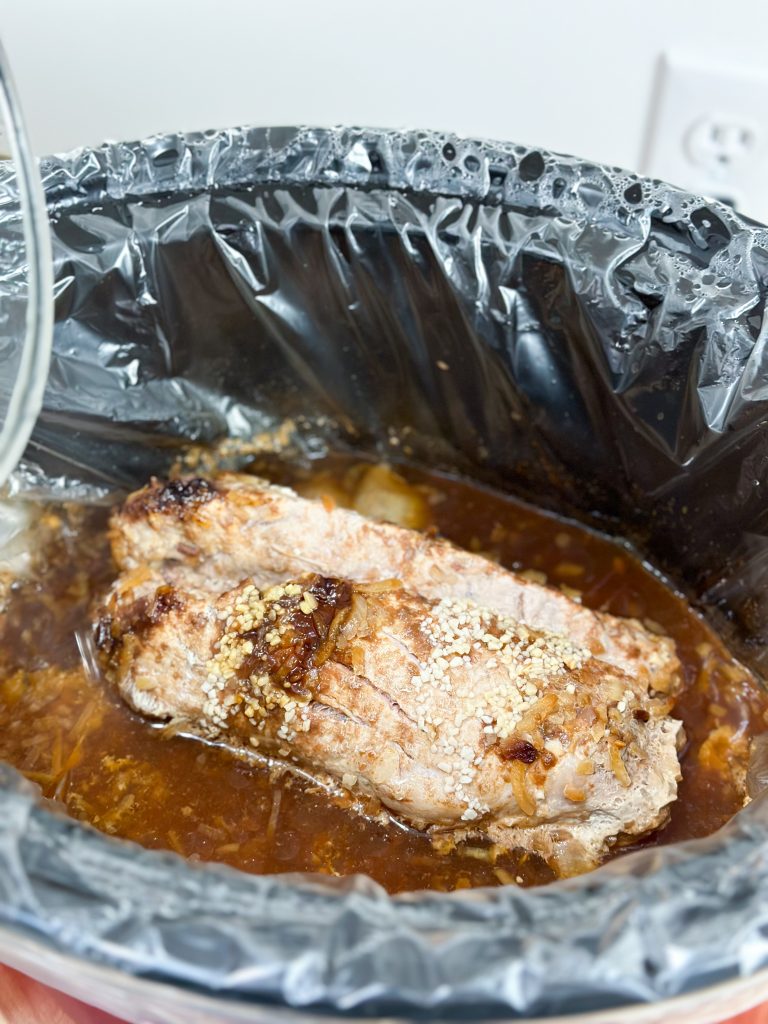 Slow cooker delicious pork tenderloin