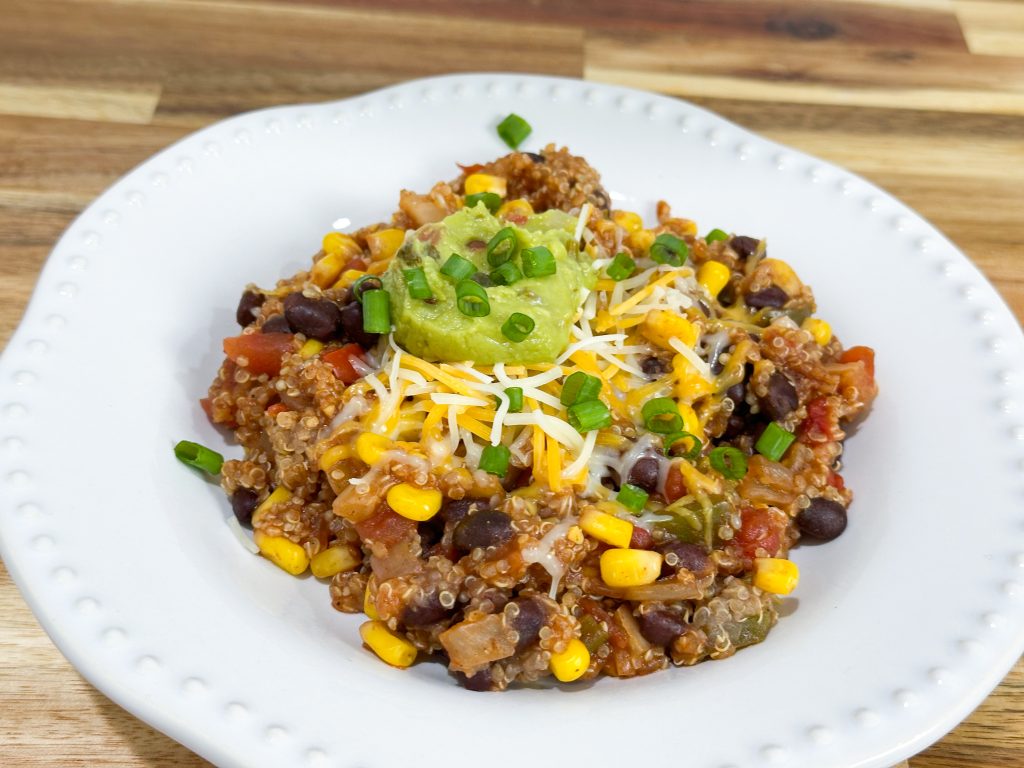 Slow Cooker Enchilada Quinoa