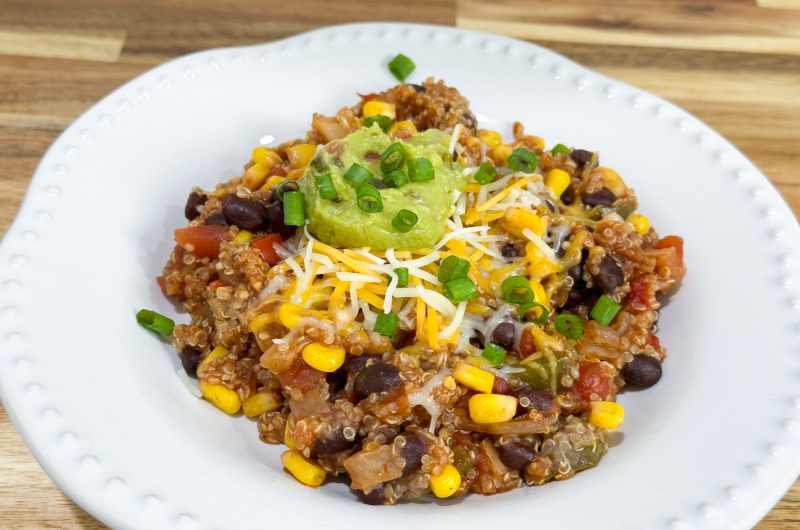 Slow Cooker Enchilada Quinoa