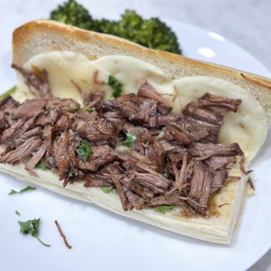 easy slow cooker french dip roast sandwiches