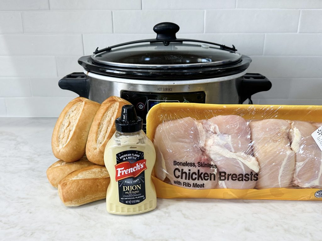 juicy slow cooker honey mustard chicken ingredients